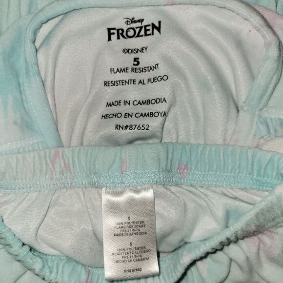 Disney Frozen 2 piece pajama set size 5. ^ - Picture 3 of 5